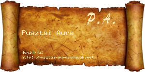 Pusztai Aura névjegykártya